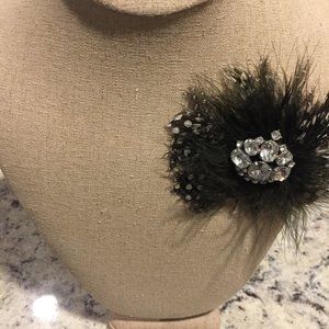 STELLA & DOT FEATHERED BROOCHES